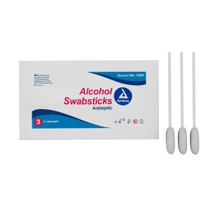 SWABSTICK PREP ALCOHOL 70% 3S 4 25 BX