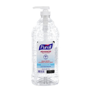 SANITIZER HAND PURELL 2 LITER PUMP BOTTLE ALCOHOL GEL