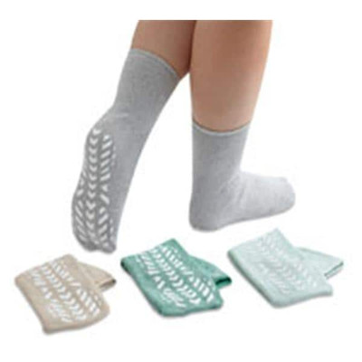 SOCK SLIPPER XL TERRYCLOTH GREY 48 CS