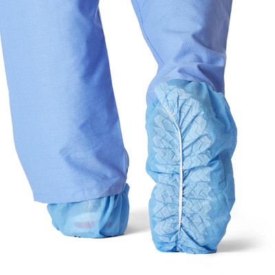 SHOE COVERS NONSKID POLYPROPYLENE SPUNBOUNDED BLUE SIZE REGULAR LARGE FITS MOST 100 BX 300 CS