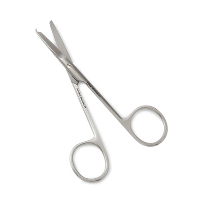 SCISSORS SUTURE REMOVAL W HOOK TIP GERMAN STAINLESS STEEL 4.25