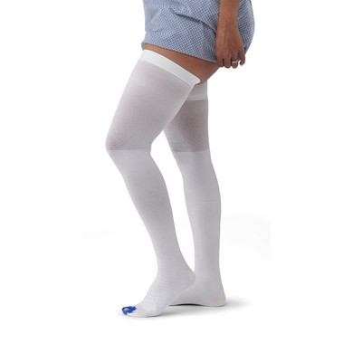 STOCKINGS 2XL ANTIEMBOLISM THIGH HIGH REGULAR INSPECTION TOE WHITE