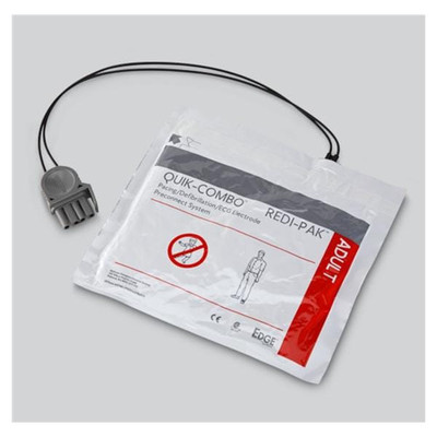 ELECTRODE DEFIB REDIPAK FOR LIFEPAK 12 15 20 1000 NEW 5.95 X 5.24 CONDUCTIVE ADHESIVE GEL