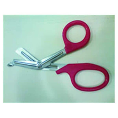 SHEARS TRAUMA UTILITY STAINLESS STEEL RED