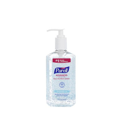 SANITIZER HAND GEL PURELL ADVANCED 70% ETHYL ALCOHOL