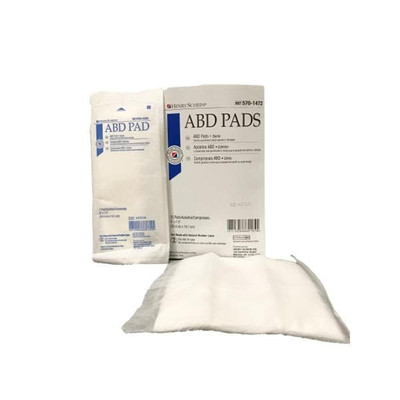 PAD ABD DRESSING CELLULOSE 7.5"X8" STERILE LF 20 BX