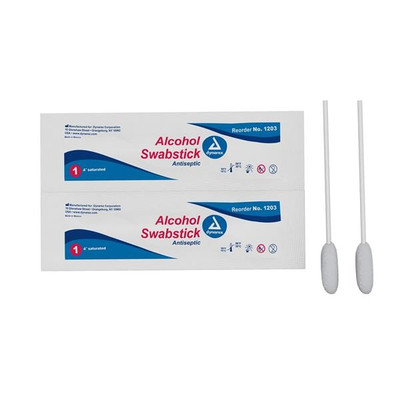 PREP SWABSTICK ISOPROPYL ALCOHOL 70% 1'S 4"