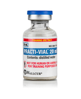 PRACTI-VIAL 20ML NON-LABELED CLEAR