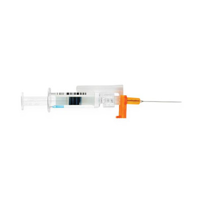 RETRACTABLE NEEDLE SAFETY EASYPOINT, 25G x 5/8 IN WITH 3ML SYRINGE, 50/BX, 8BX/CS RETRACTABLE NEEDLE SAFETY EASYPOINT, 25G x 5/8 IN WITH 3ML SYRINGE, 50/BX, 8BX/CS