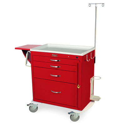 EMERGENCY CRASH CART, M -SERIES, STANDARD WIDTH, SHORT CABINET