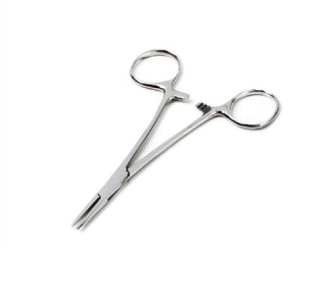 FORCEP, KELLY HEMOSTAT, STRAIGHT, 6-1/4 IN STAINLESS STEEL