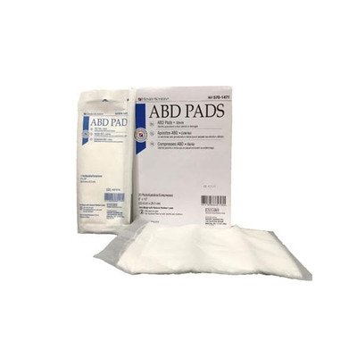 ABD PAD, CELLULOSE, 8X10, STERILE, LF, 20/BX