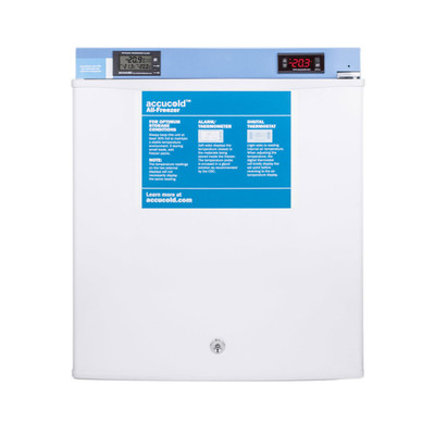 FREEZER, ACCUCOLD, COMPACT, 21.75 X 18.5 X 17.63, VACCINE STORAGE, 1.4CU.FT. INTERIOR CAPACITY, WHITE