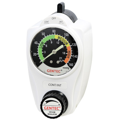 SUCTION REGULATOR, CONTINUOUS/INTERMITTENT, 0-200mmHG