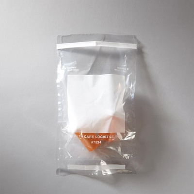 BAG, TAMPER-EVIDENT W/ WRITE ON AREA, 1.5 MIL, SELF-SEALING, 6 X 10 IN, CLEAR, 100/PK