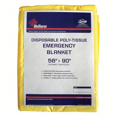 BLANKET, EMERGENCY, 56 X 90 IN, 24/CS