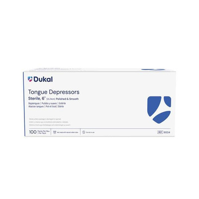 TONGUE DEPRESSOR, 6 IN WOOD, STERILE, SENIOR, 1000/CS