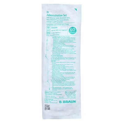 IV SET, CARESITE INJECTION SITE, 103", 60 DROP/ML, 50/CS
