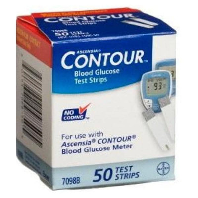 STRIPS CONTOUR BLOOD GLUCOSE 50 BX