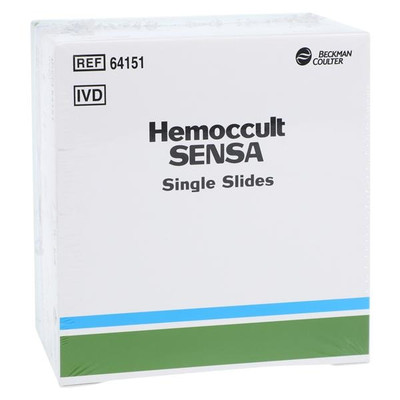 SINGLE SLIDE KIT HEMOCCULT II SENSA FECAL OCCULT BLOOD TEST SYSTEM 100 BX