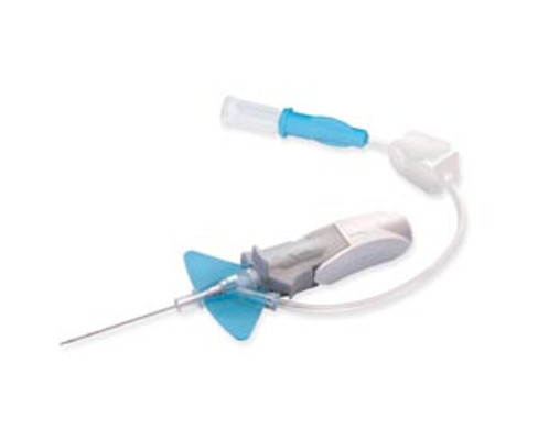 IV CATHETER NEXIVA DUAL PORT 22G X 1 SHIELDED WITH WINGS BLUE 20 BX