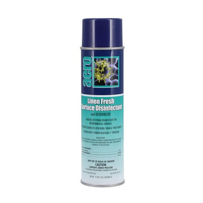 DISINFECTANT & DEODORIZER AEROSOL LINEN FRESH 17OZ CAN 12 CS