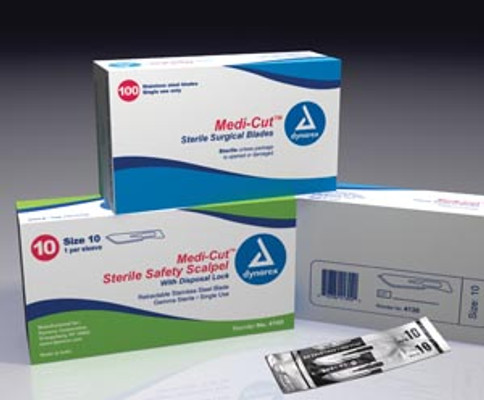 SCALPEL MEDICUT #11 SAFETY STERILE DISPOSABLE 10 BX