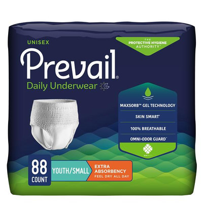 BRIEF PREVAIL ADULT SMALL 20-34 PULL UP UNDERWEAR 88 CS