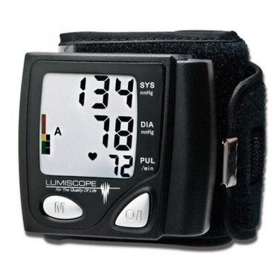 BLOOD PRESSURE MONITOR WRIST DIGITAL DISPLAY ADULT WRIST 300MMHG NYLON CUFF