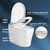 BidetMate 5000 Series Smart Bidet Toilet More Features. Soft Closing Seat/Lid, Night Light, Cyclone-DRI Tech, Water Saving Pump Flush, Steel Mesh Water Filter