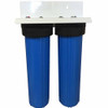 20-inch 2 Stage Big Blue Whole House Filter with Radial Flow Carbon & Activated Alumina Filters