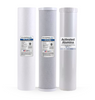 20-inch Big Blue 3 Stage Filter Kit with Sediment, Activated Alumina, and Carbon Block Filter