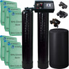 Dual Alternating Tank Upgraded 3 cubic Foot (96k) Fleck 9100 On Demand Whole Home Water Softener with 10% Crosslink Resin