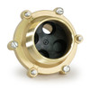 Fleck 2" Brass Drain Line Flow Control Less/Buttons (100 Gallons Per Minute Max) 60711-01