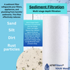 20-inch Big Blue 3 Stage Filter Kit with Sediment, GAC/KDF 85, and Carbon Block