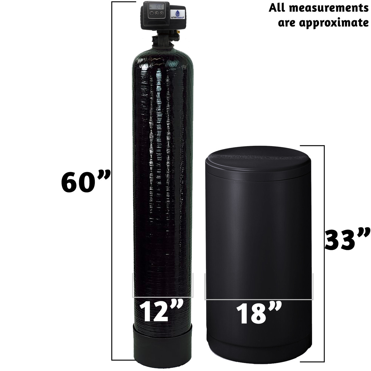 Iron Pro 2 cu Ft 64k Water Softener with Fine Mesh Resin