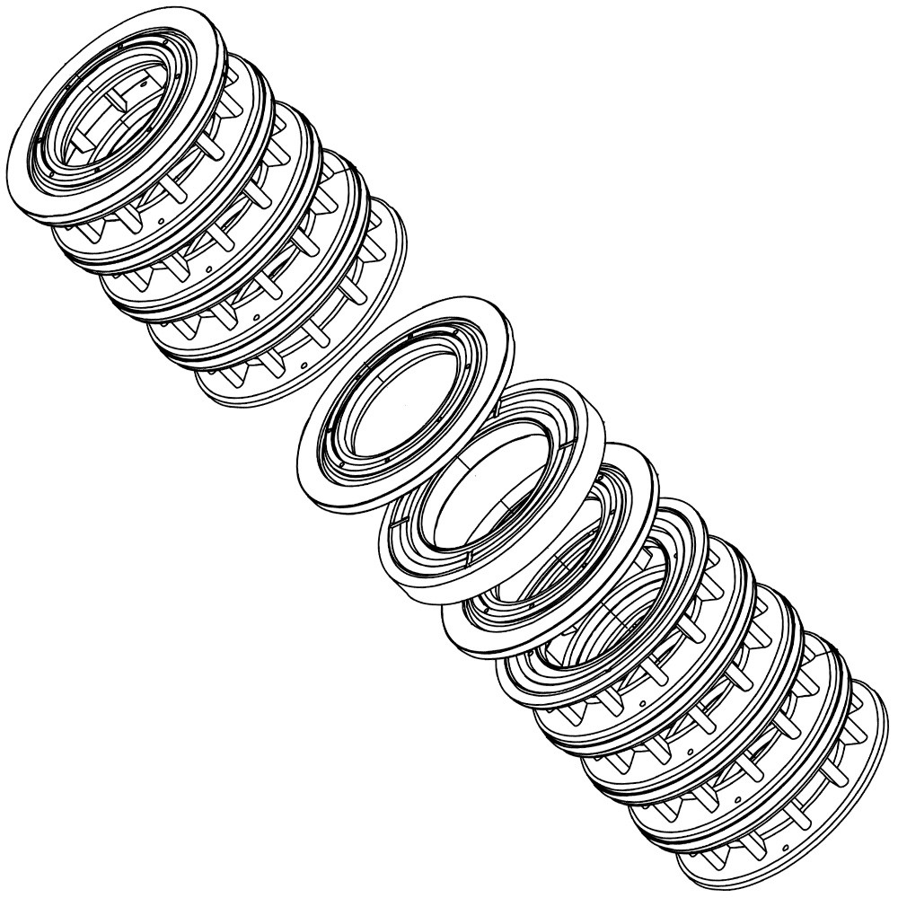 Lower Seal And Spacer Kit Fleck 9000 & 9100 Valves Part