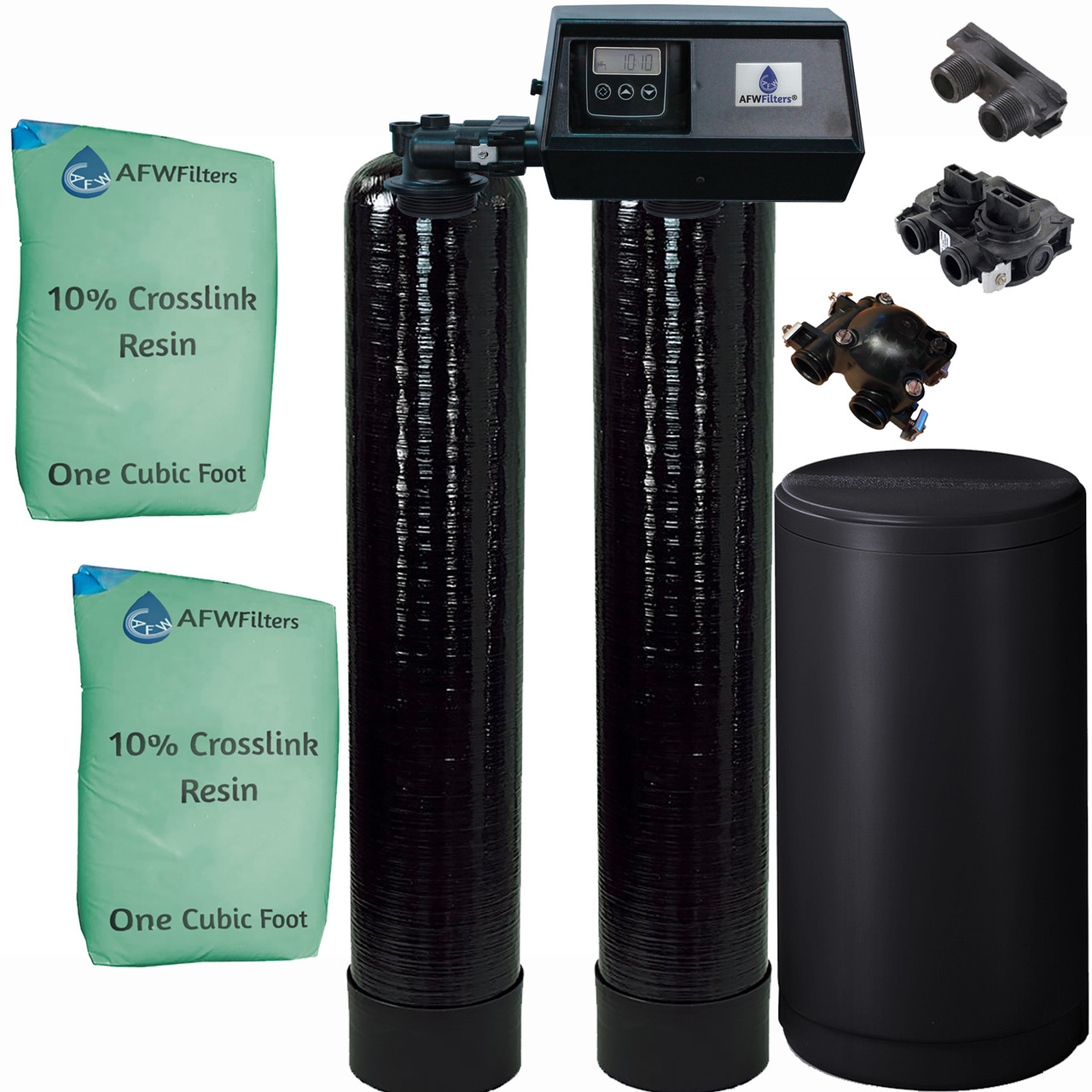 Dual Alternating Tank Upgraded 1 Cu Ft 32k for Fleck 9100sxt