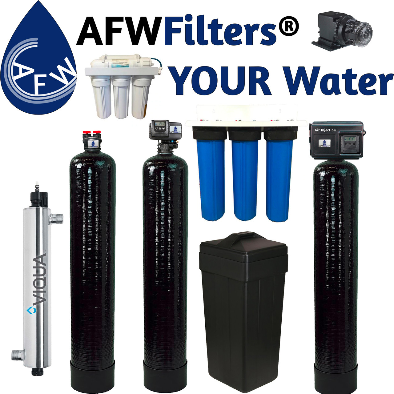 Build Your Own Water Filtration Combo Package Abundant Flow Water