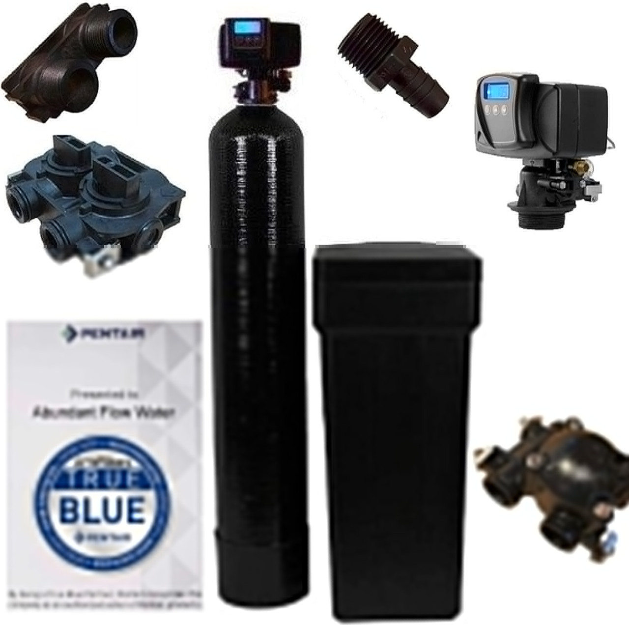 2 Fleck 5600SXT Iron 48,000 Water Softener Ships with Resin