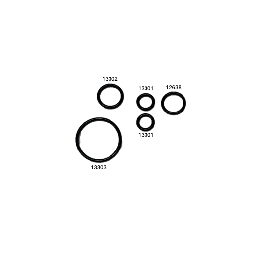 Fleck 5600 Injector and Drain O Ring Kit