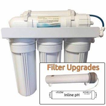 5-stage core RO system + upgraded ph inline filter