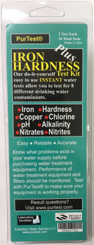 PurTest Iron Hardness Plus Water Test Kit