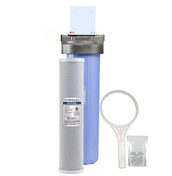 20-inch Single Canister High Flow 5 Micron Carbon Whole House Filter