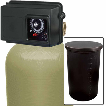 150k Commercial High Flow Water Softener with Fleck 2850 Timer, Pentair tank