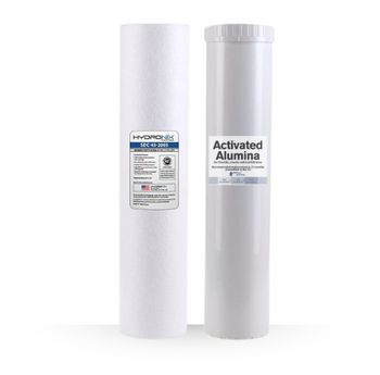 20-inch Big Blue 2 Stage Filter Kit with Activated Alumina & Sediment Filter