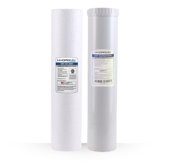 20-inch Big Blue 2 Stage Filter Kit with Sediment & GAC/KDF 55 Filters