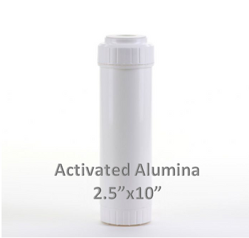 10-inch Activated Alumina Filter for Fluoride, Arsenic, and Lead