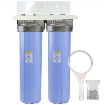 20-inch Two Canister Big Blue CUSTOM Filter System 20-inch Two Canister Big Blue CUSTOM Filter System