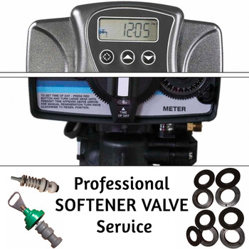 Professional Repair and Rebuild Service for Fleck 5600 Softener Valve - Includes Shipping Both Ways